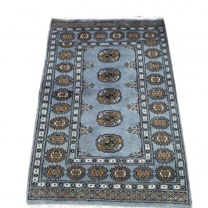 Blue/Grey Bokhara Carpet 119 x 81 CM