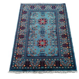 persian tabriz design carpet 141 x 101 cm