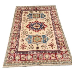 Handmade Persian Kazak Carpet 239 x 172 cm