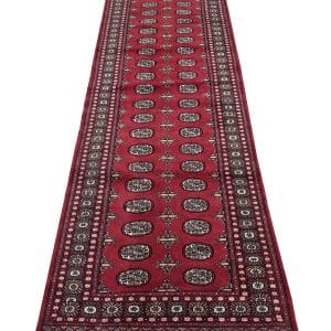 Handmade Persian Bokhara Runner 372 x 127 CM