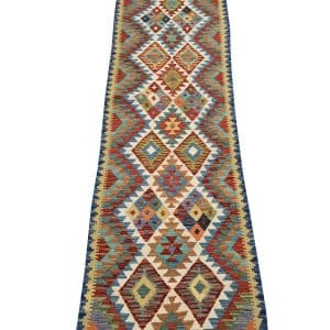 Handwoven Persian Kilim Runner 274 x 85 CM