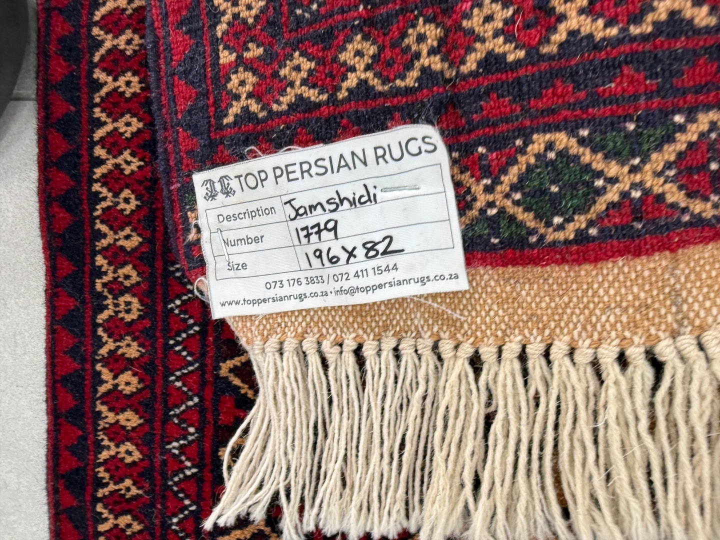 Turkoman Carpet 196 x 82 CM - Image 3