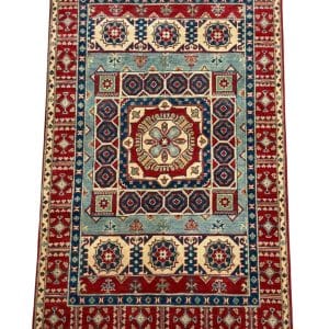 Handmade Persian Kazak Carpet 189 x 119 CM