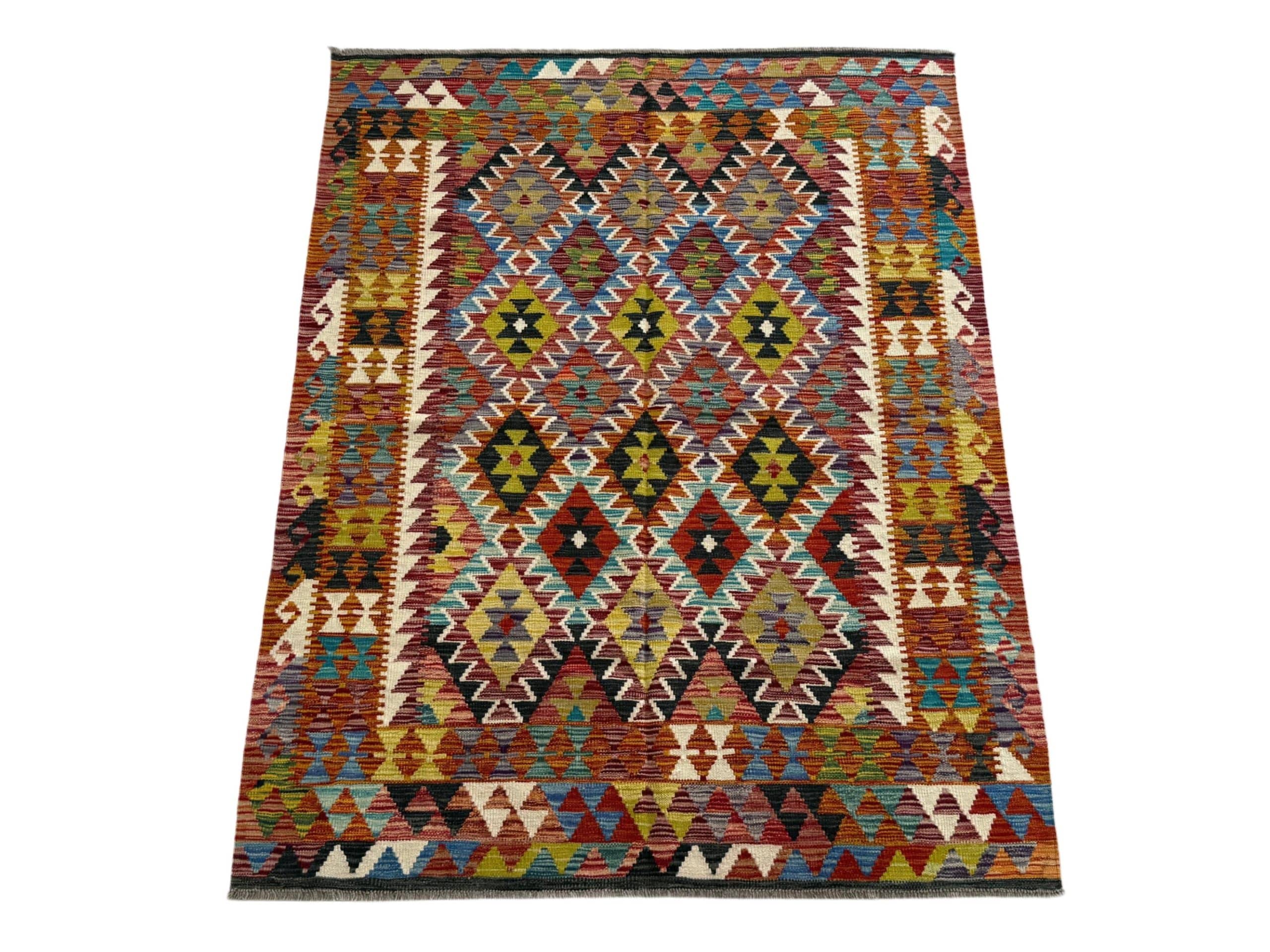 Handwoven Persian Kilim 195 x 154 CM