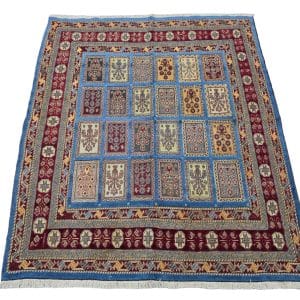 Blue Kilim Carpet 185 x 164 CM