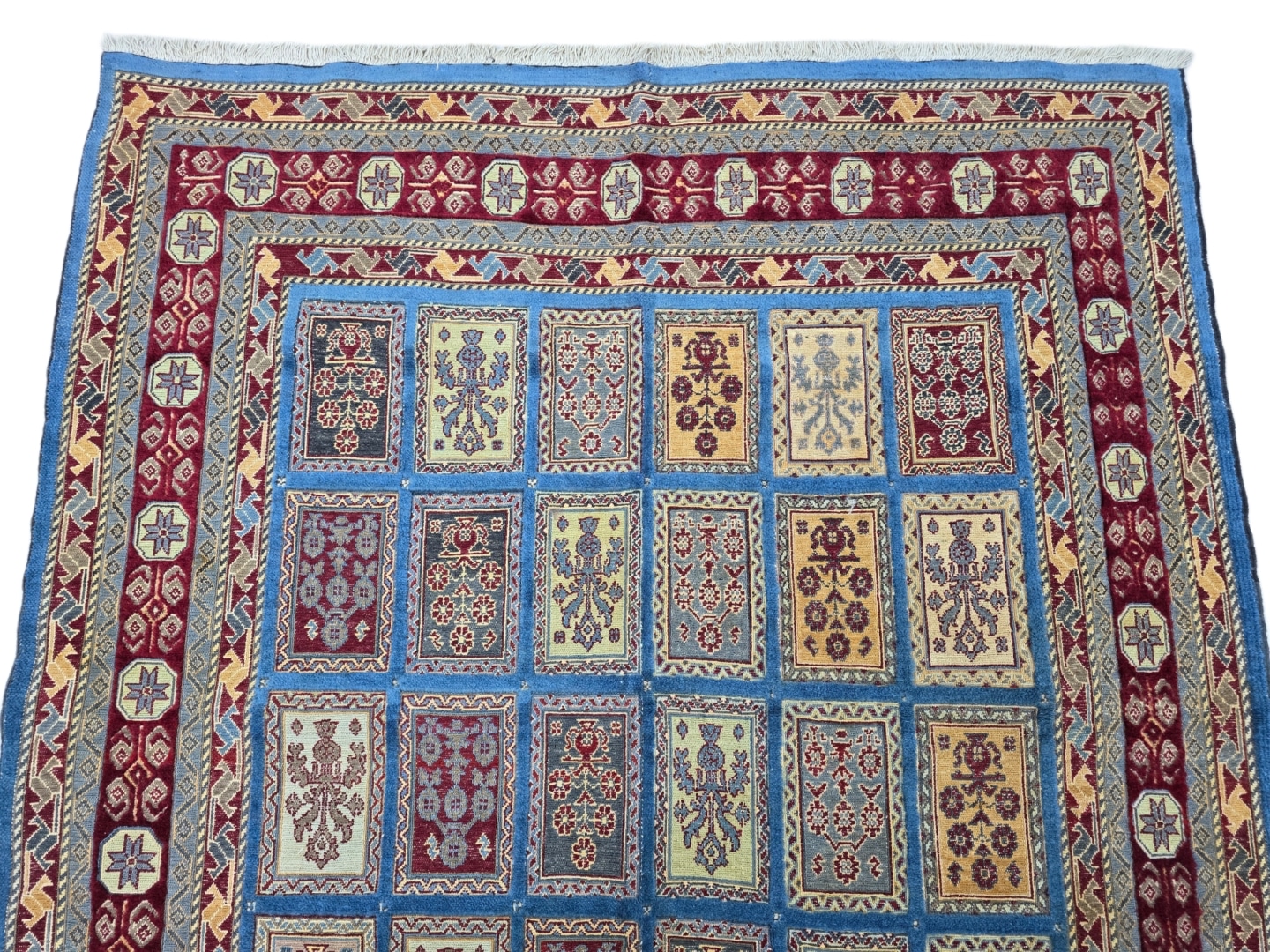 Blue Kilim Carpet 185 x 164 CM - Image 3