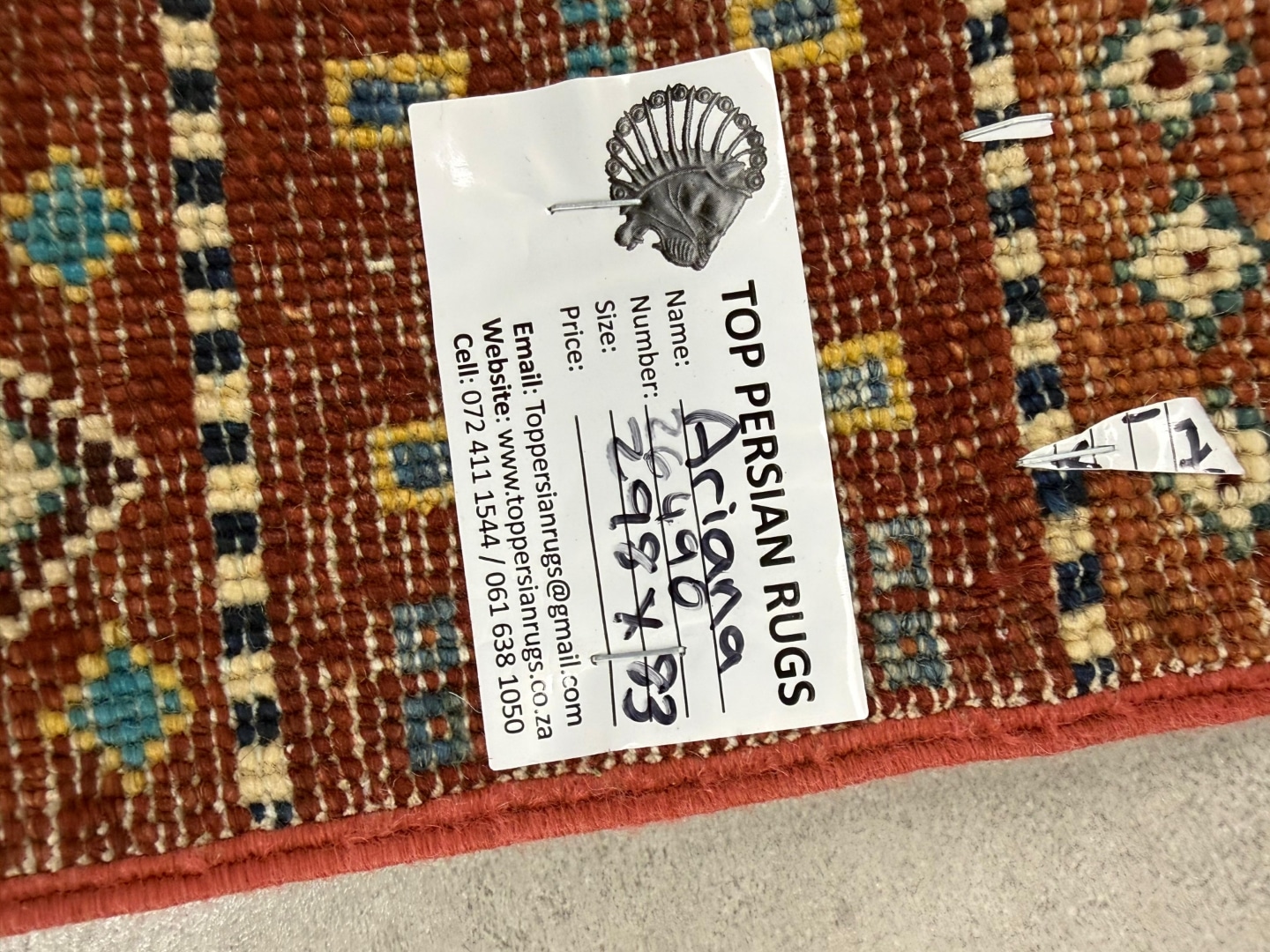 Top Persian Runner 298 x 83 CM - Image 4