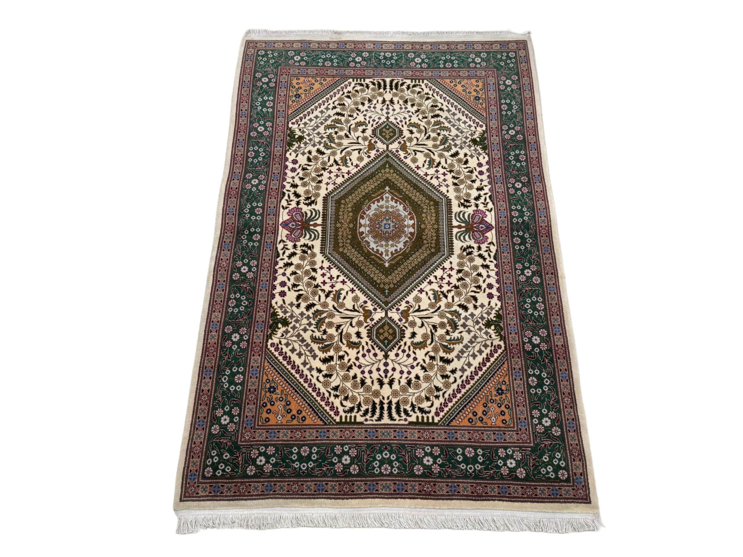Green Tabriz Carpet 150 x 100 CM