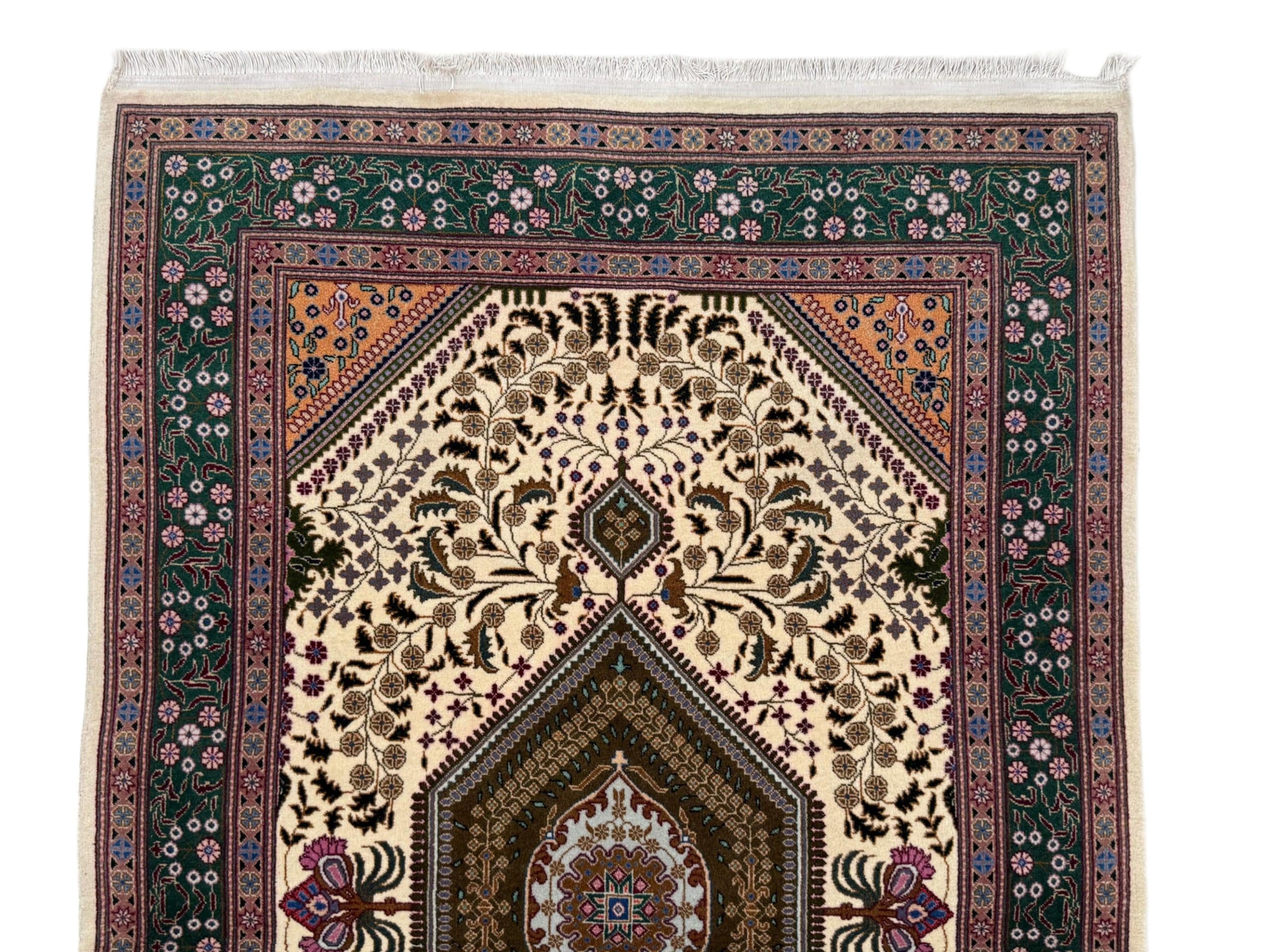 Green Tabriz Carpet 150 x 100 CM - Image 2