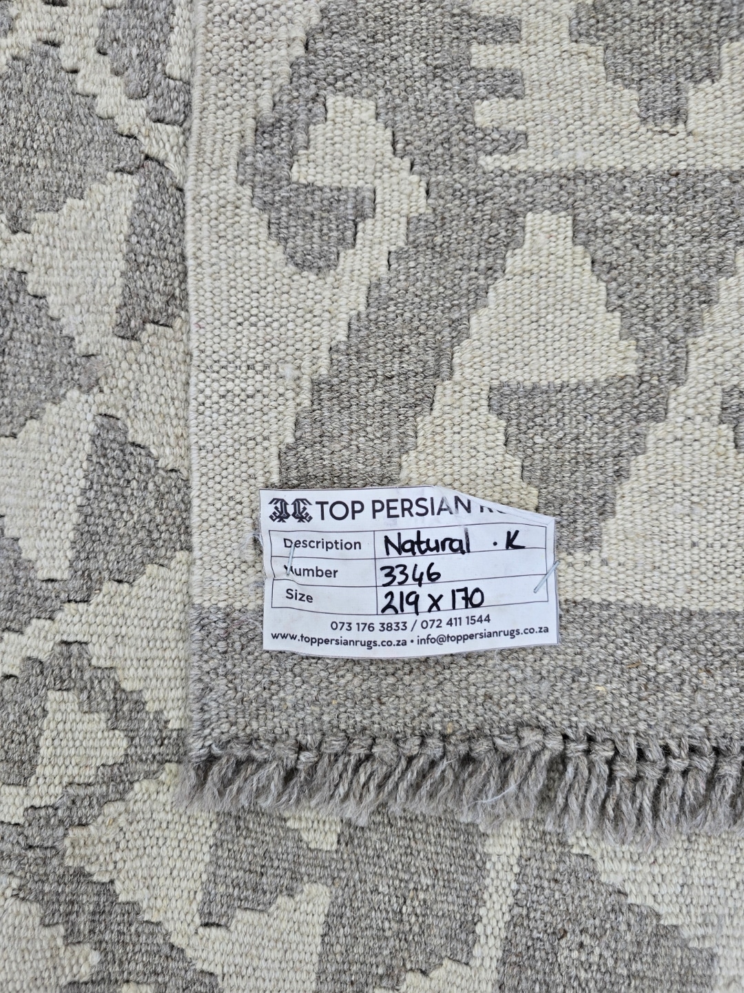 Persian Kilim 219 x 170 CM - Image 5