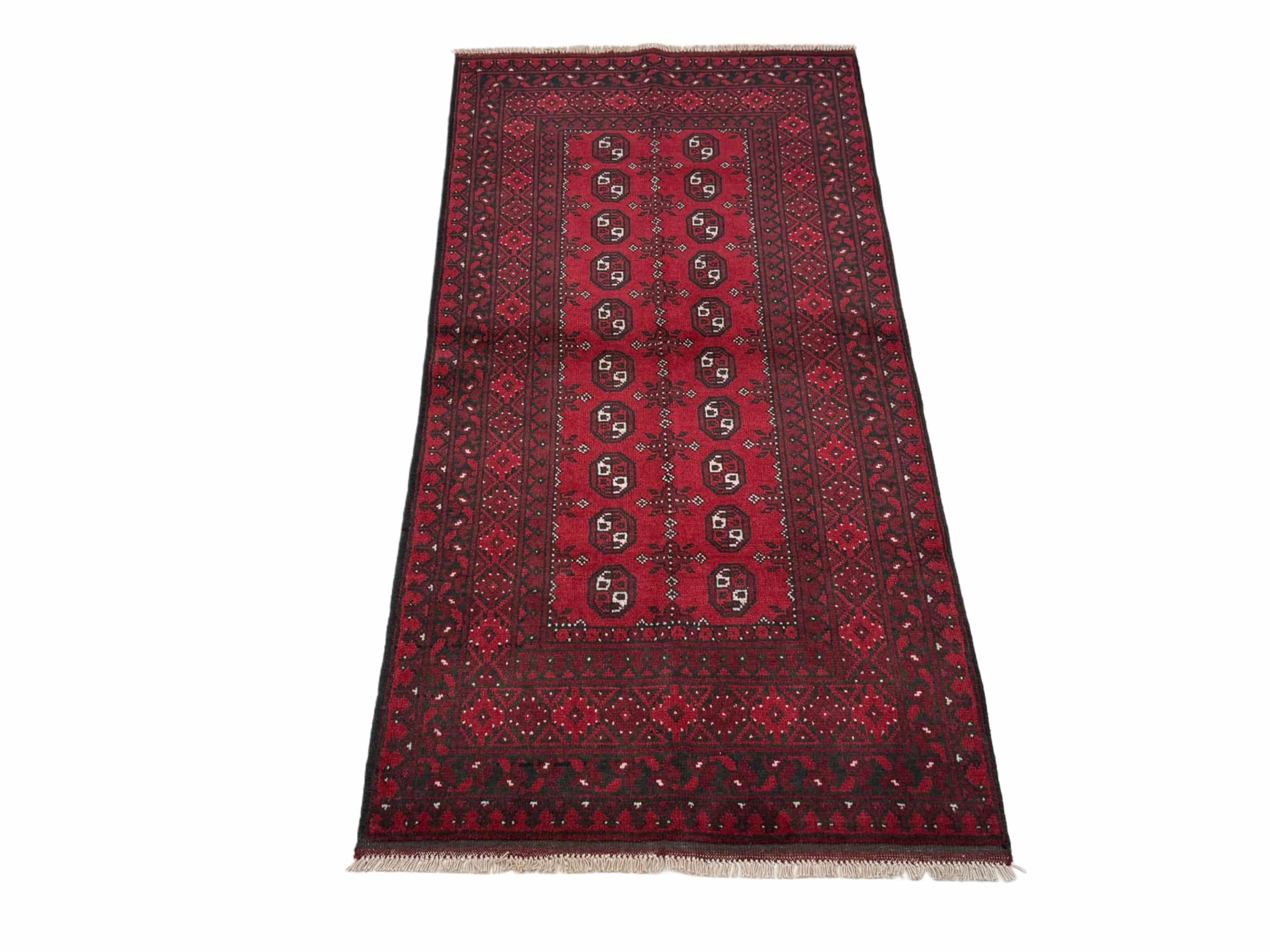 Red/Aqcha Afghan 200 x 100 CM
