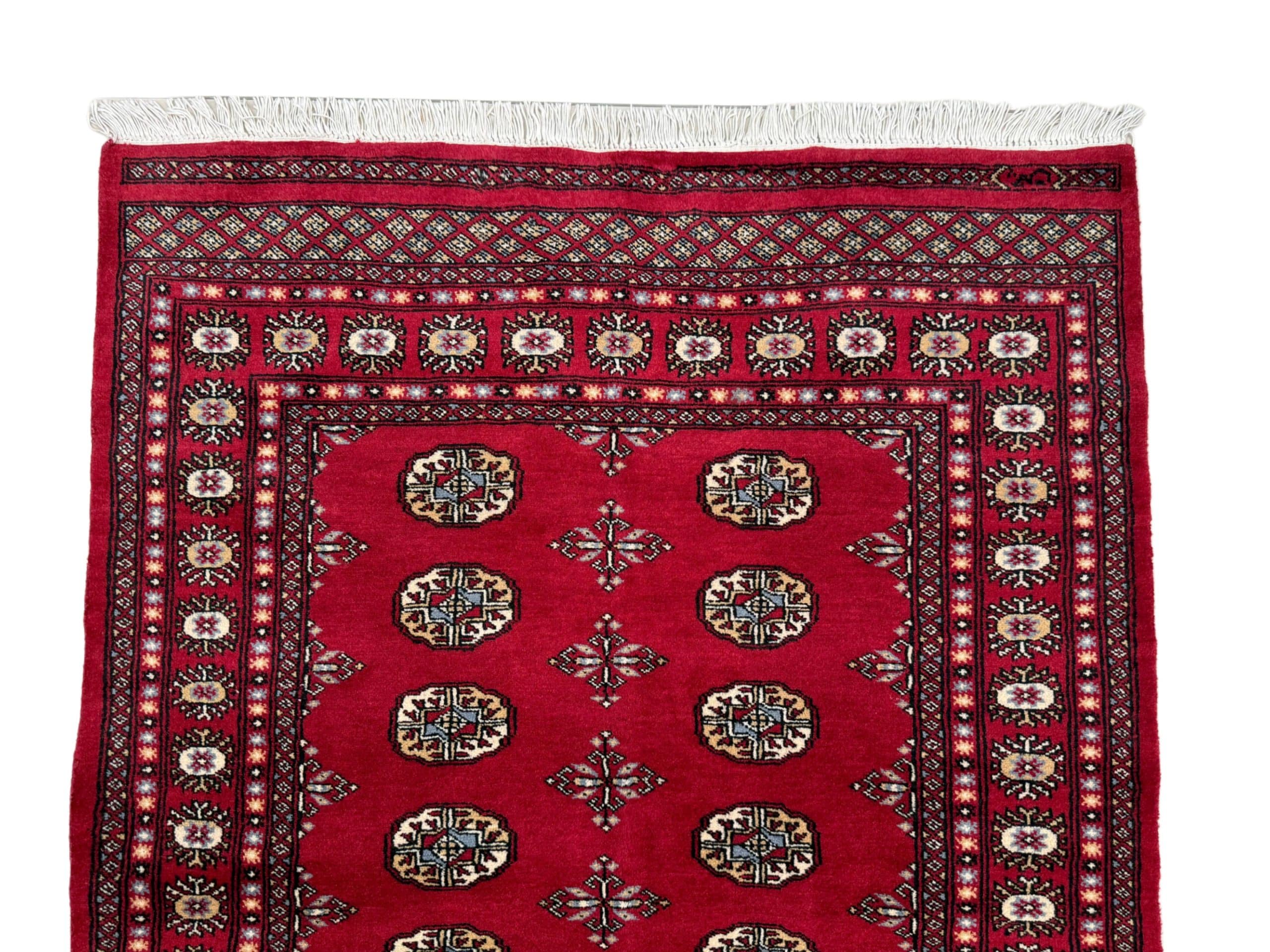 Handmade Persian Bokhara Carpet 175 x 125 CM - Image 2