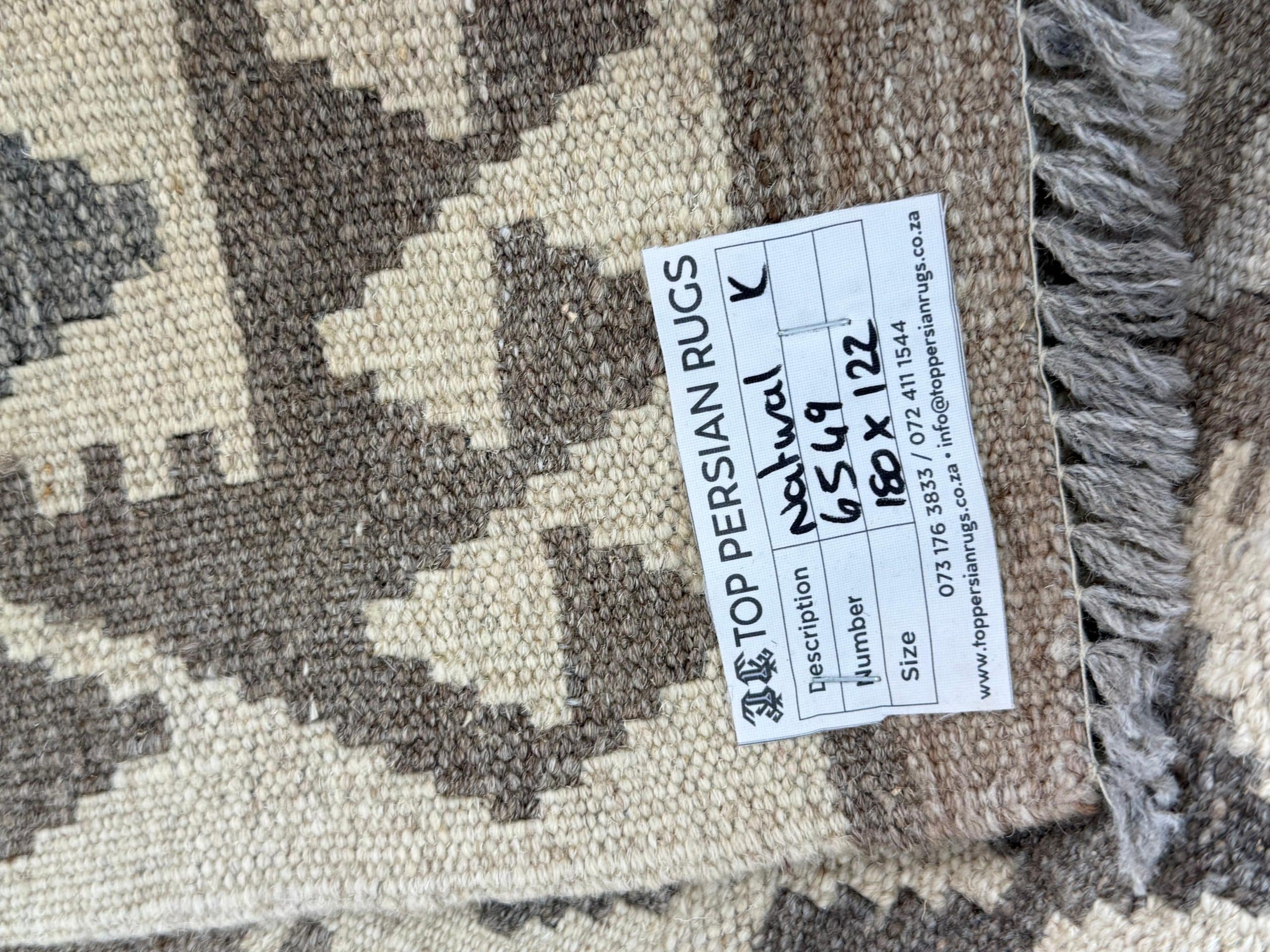 Handwoven Persian Kilim 180 x 122 CM - Image 4