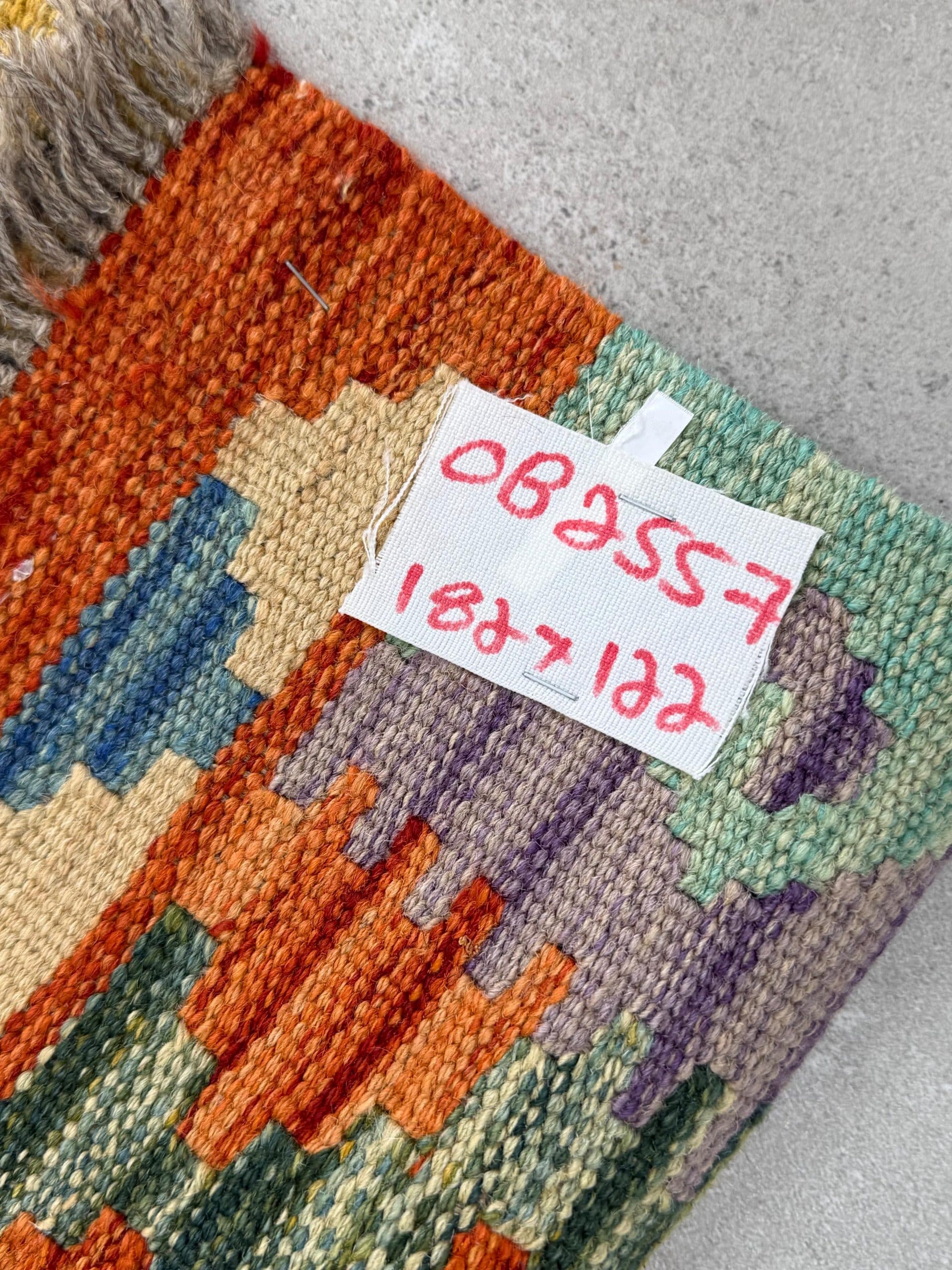 Handwoven Persian Kilim 182 x 122 CM - Image 4