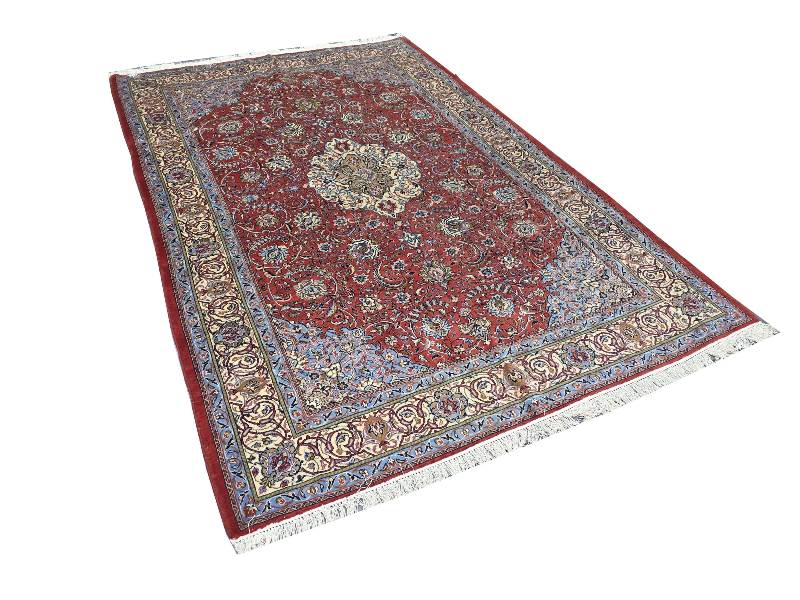 Persian Isfahan carpet 307 x 203 CM - Image 5