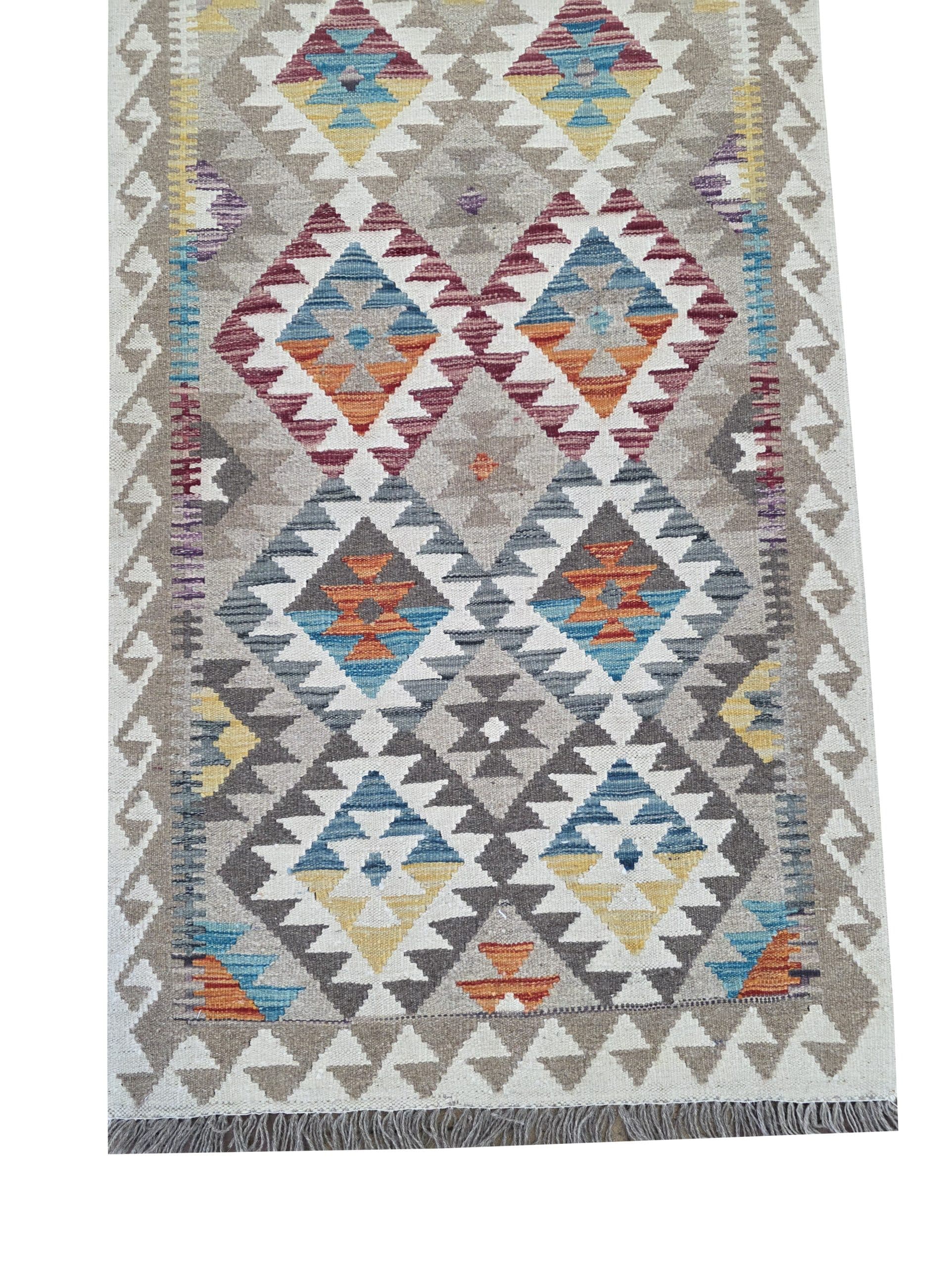 Natural Kilim Runner 199 x 83 CM - Image 4