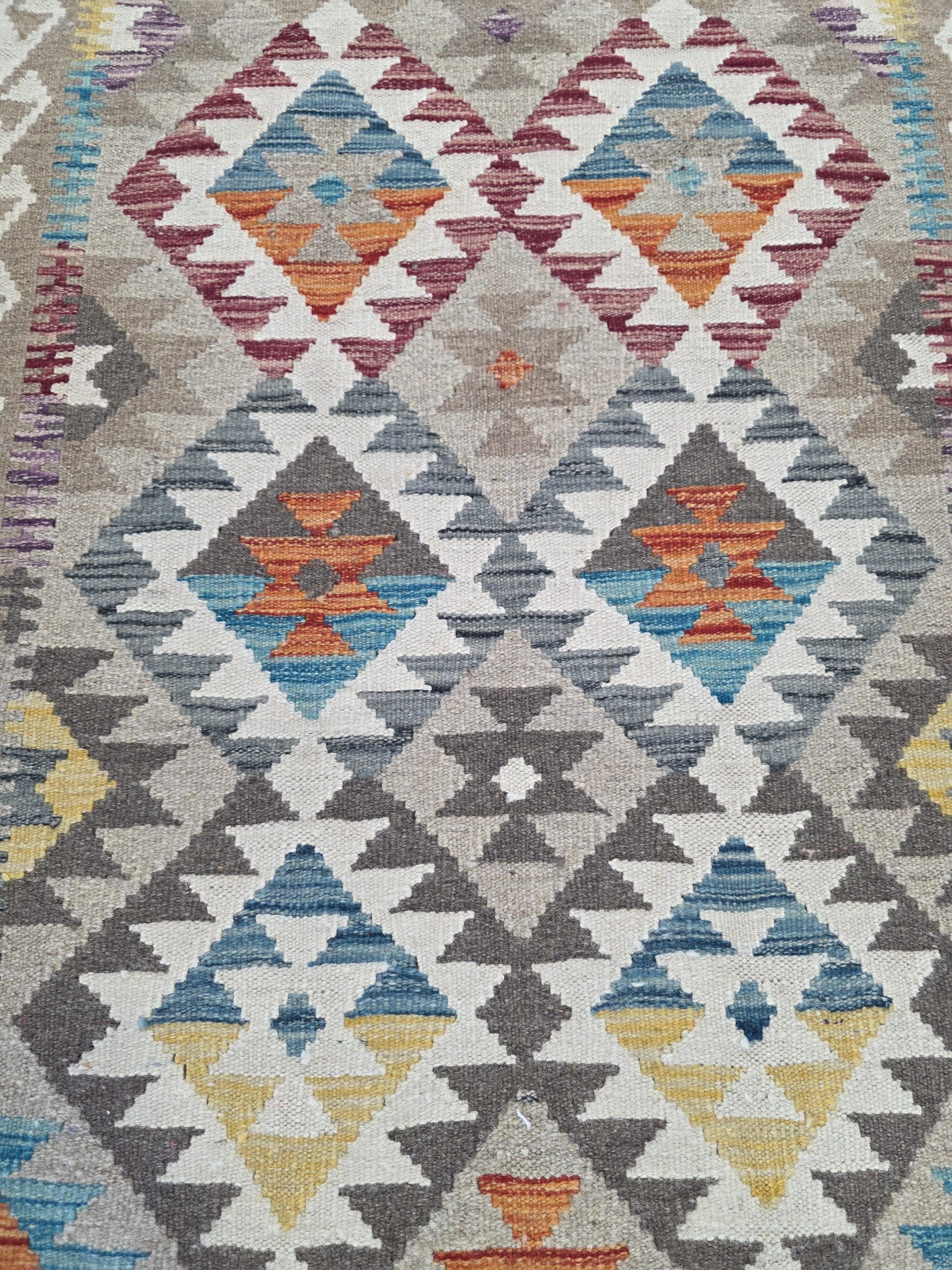 Natural Kilim Runner 199 x 83 CM - Image 5