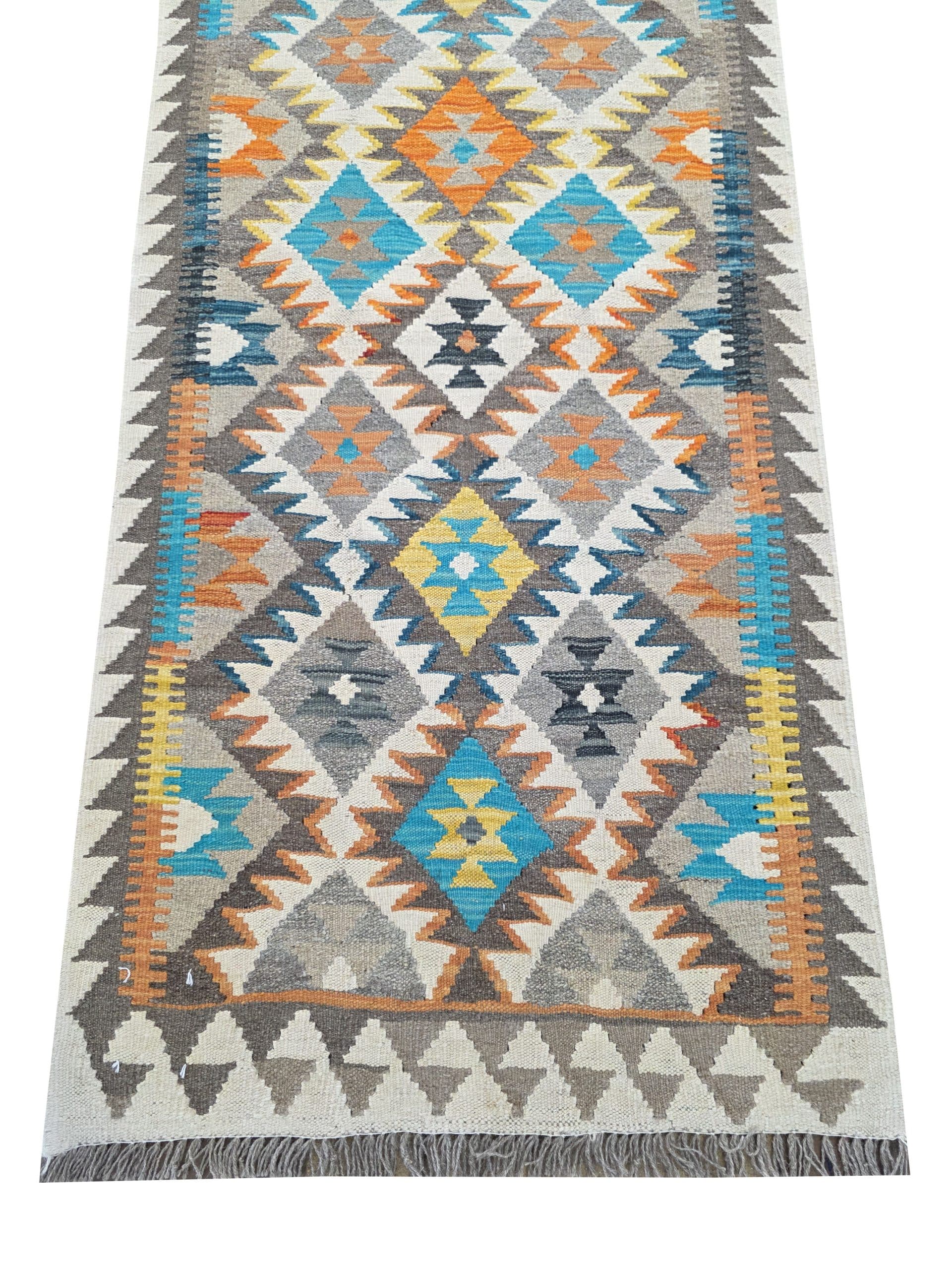 Natural Kilim Runner 194 x 83 CM - Image 4