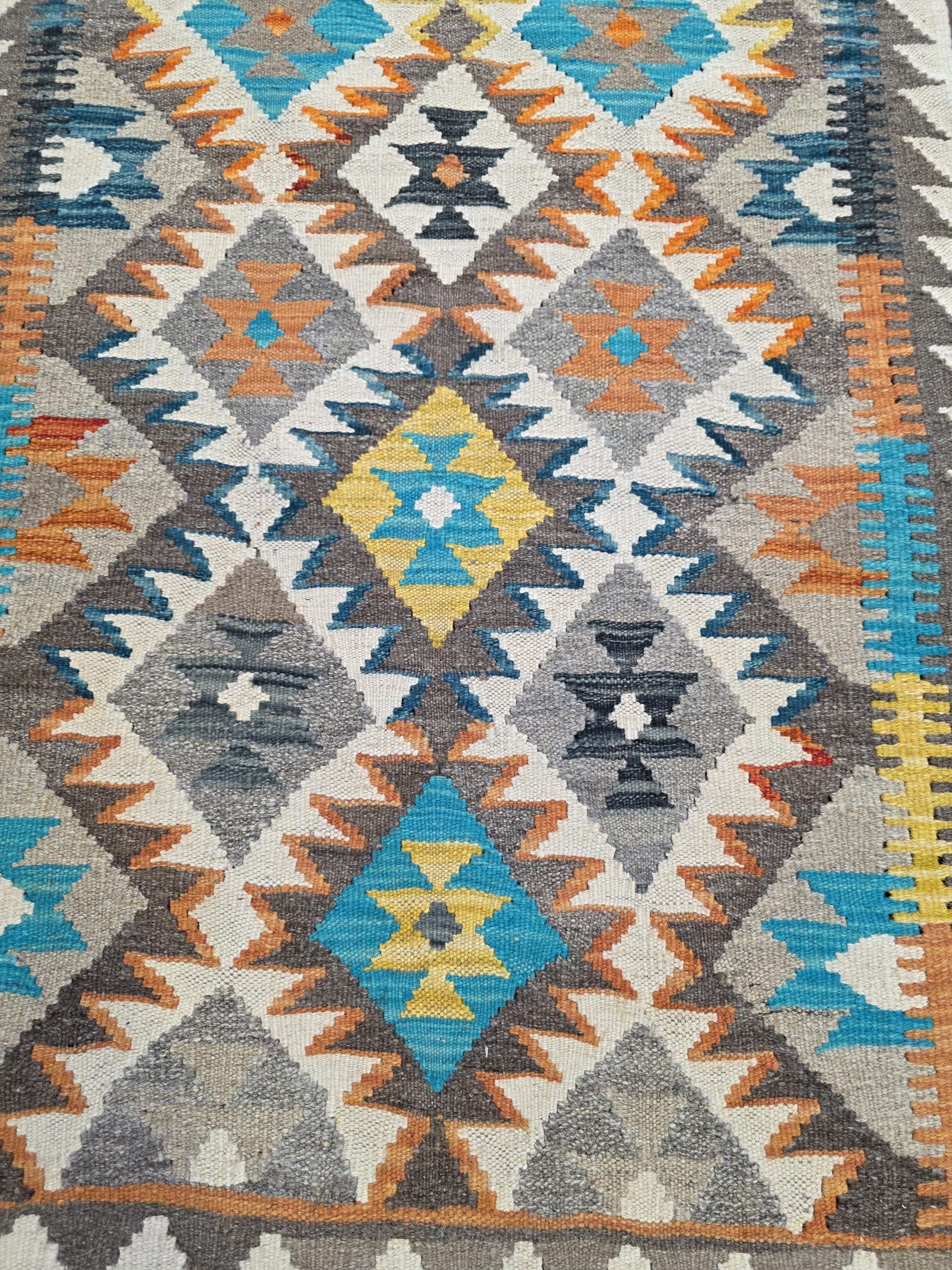 Natural Kilim Runner 194 x 83 CM - Image 5
