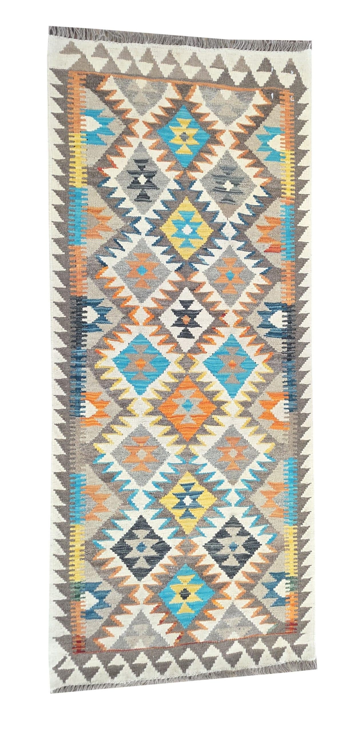 Natural Kilim Runner 194 x 83 CM - Image 6