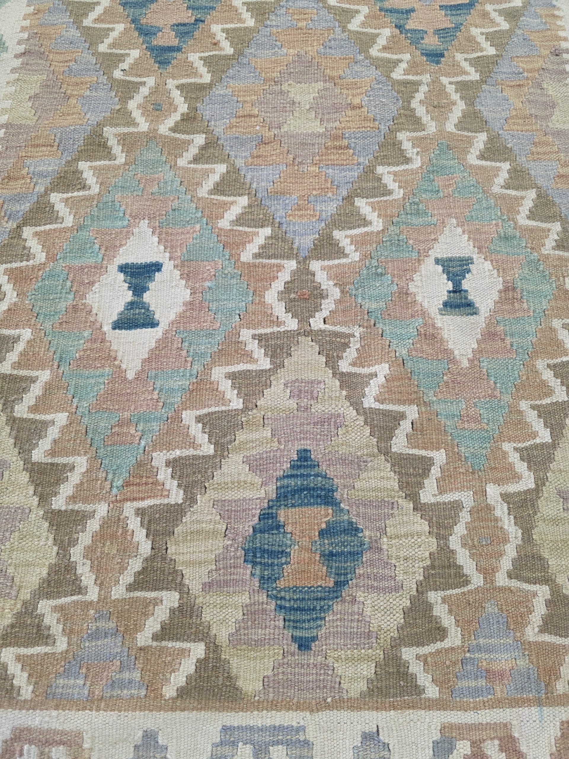 Natural Kilim Runner 286 x 88 CM - Image 3