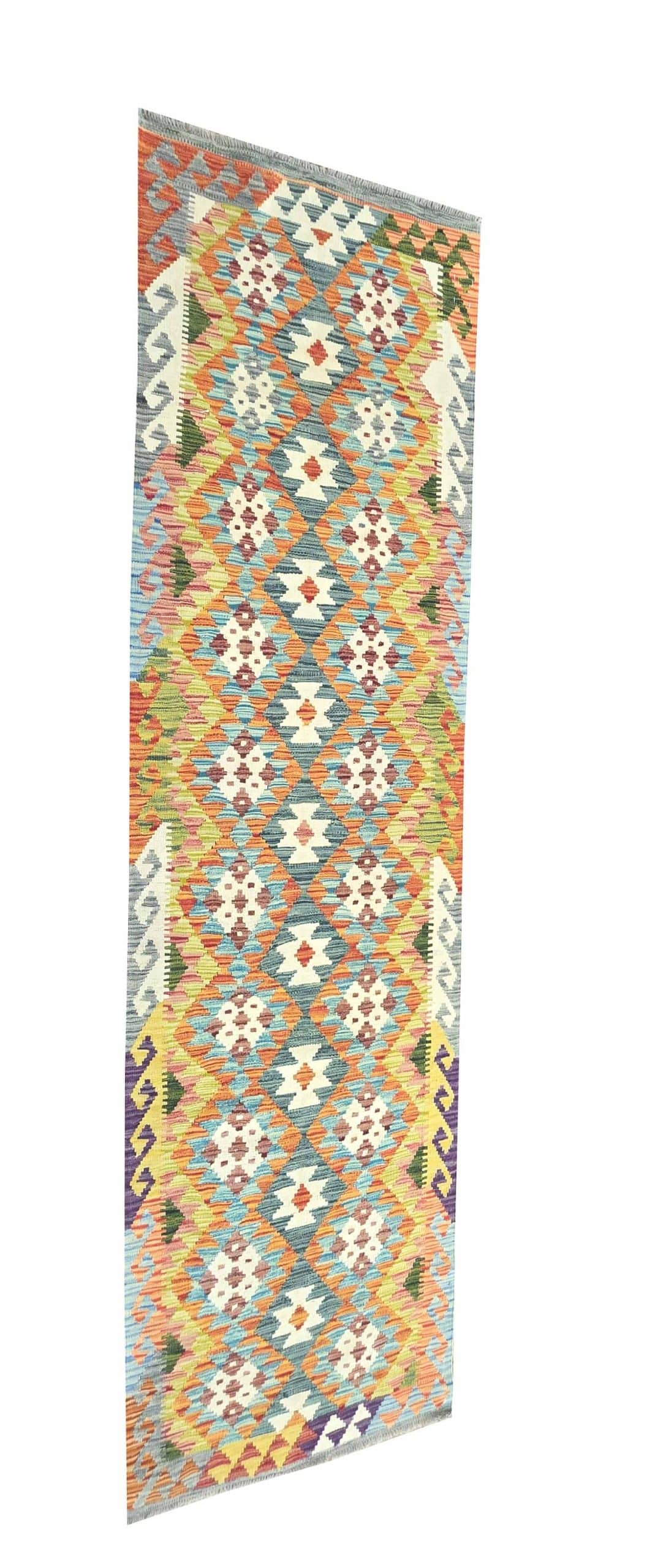 Chobi Kilim Runner 299 x 79 CM - Image 6