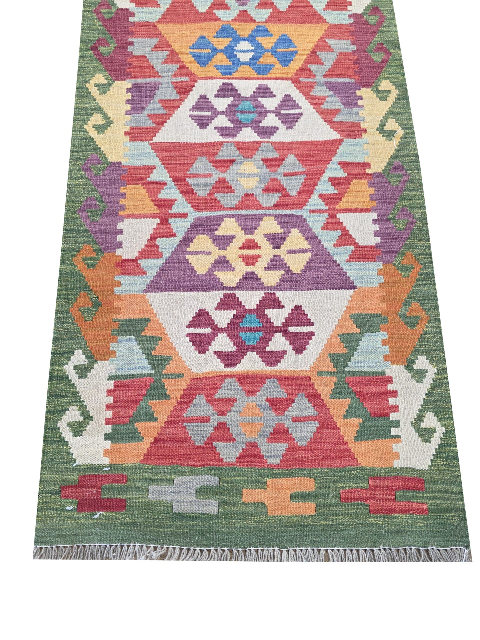 Chobi Kilim Runner 300 x 81 CM - Image 2