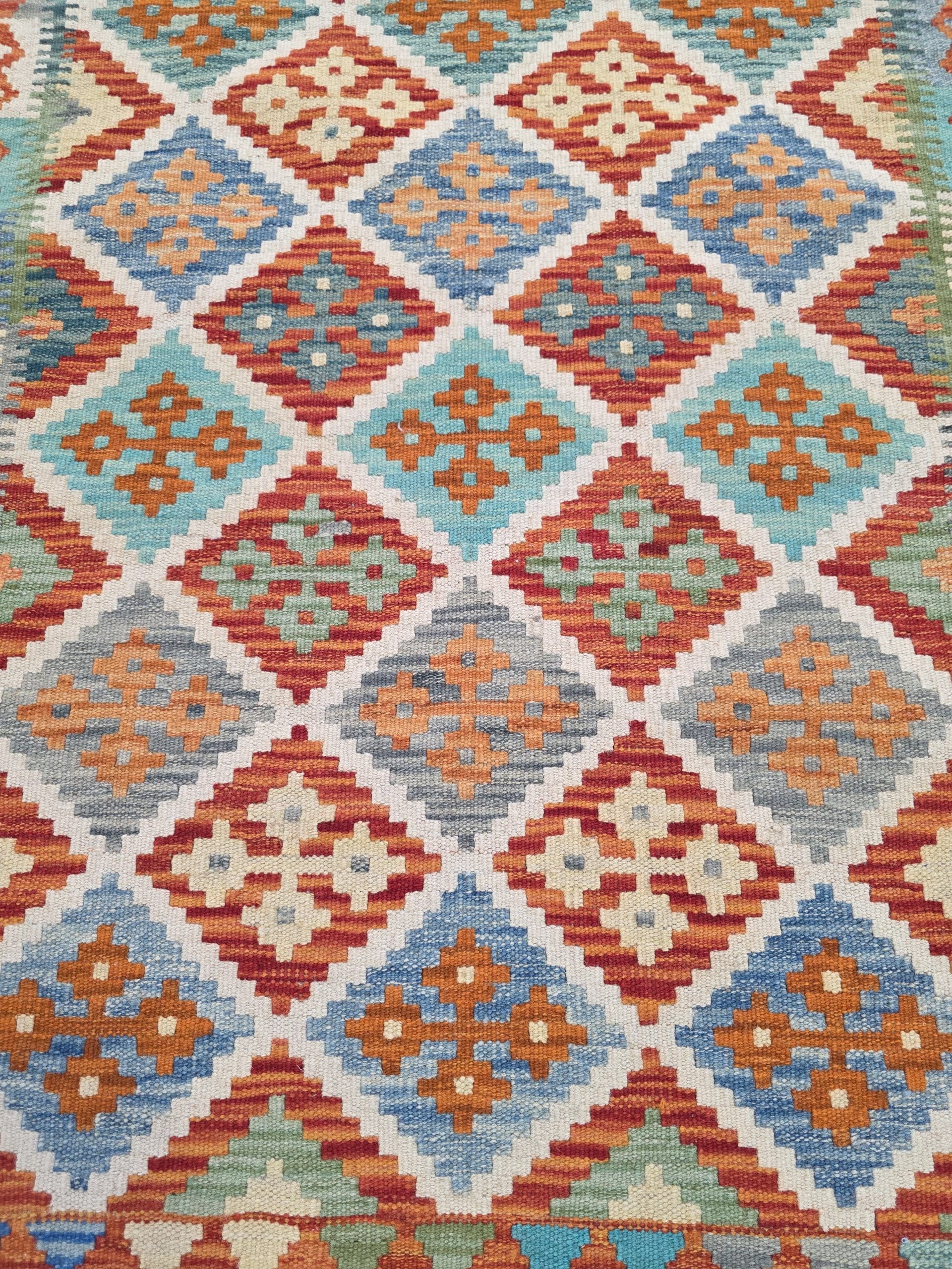 Chobi Kilim Runner 251 x 82 CM - Image 5