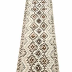 Mountain Mist – Natural Kilim Runner 386 x 86 CM