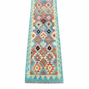 Lavender Drift – Chobi Kilim Runner 288 x 84 CM