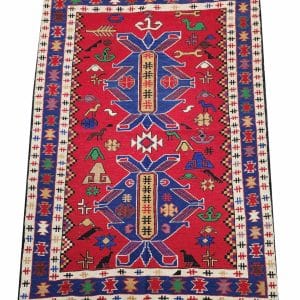 Desert Manuscript – Sumak kilim  140 x 100 CM