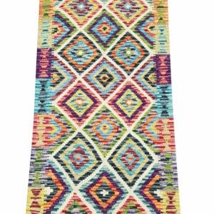 Sunset Fade – Chobi Kilim Runner 151 x 66 CM