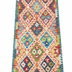 Sunset Wash – Chobi Kilim Runner 147 x 65 CM