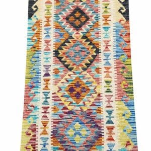 Diamond Falls – Chobi Kilim Runner 141 x 63 CM