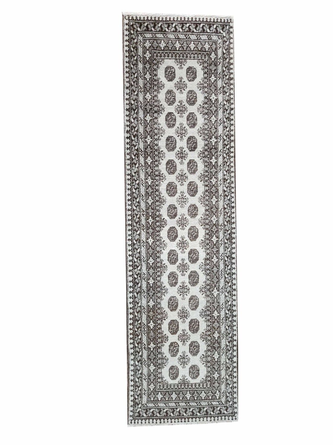 Natural Afghan Runner 300 x 83 CM