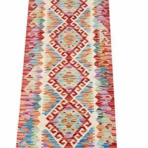Desert Diamonds – Chobi Kilim Runner 202 x 68 CM