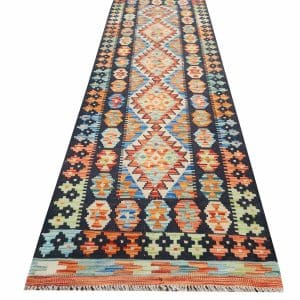 Lavender Drift – Chobi Kilim Runner 288 x 84 CM