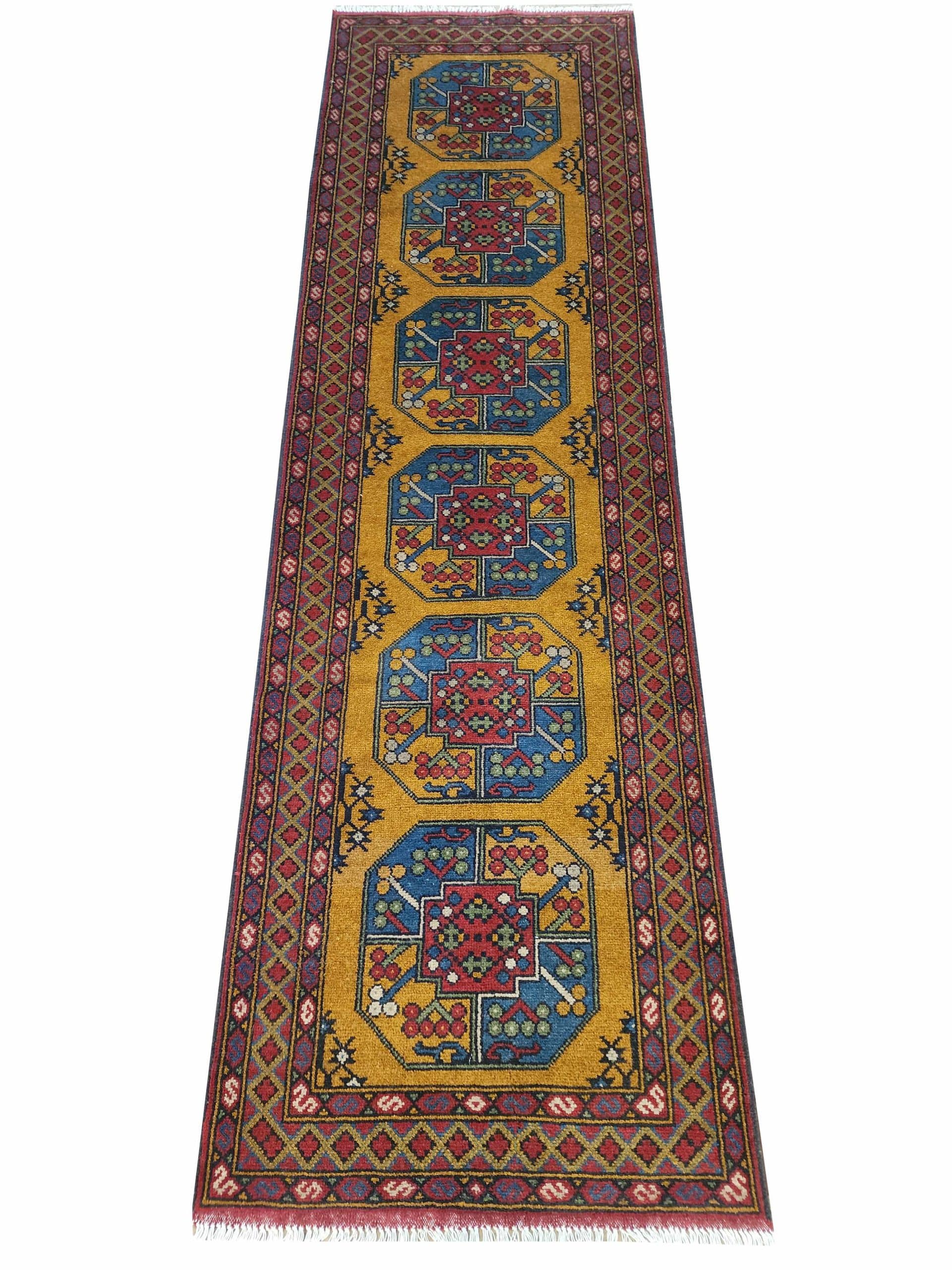 Color Afghan Runner 280 x 80 CM