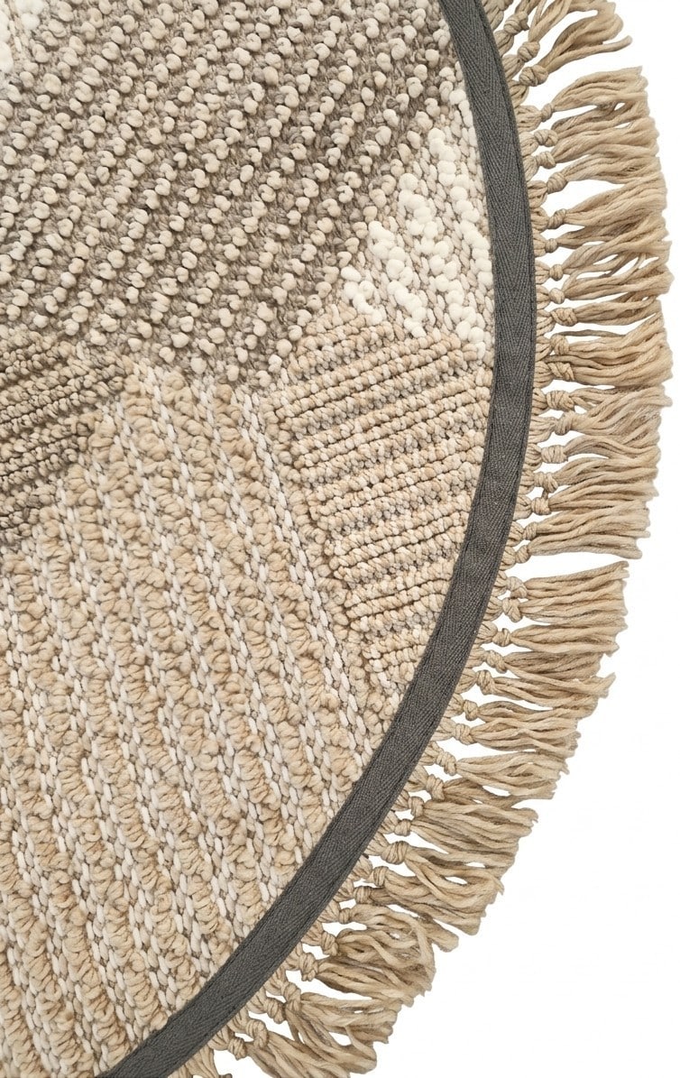 Jute Carpet 100 x 100 CM - Image 5