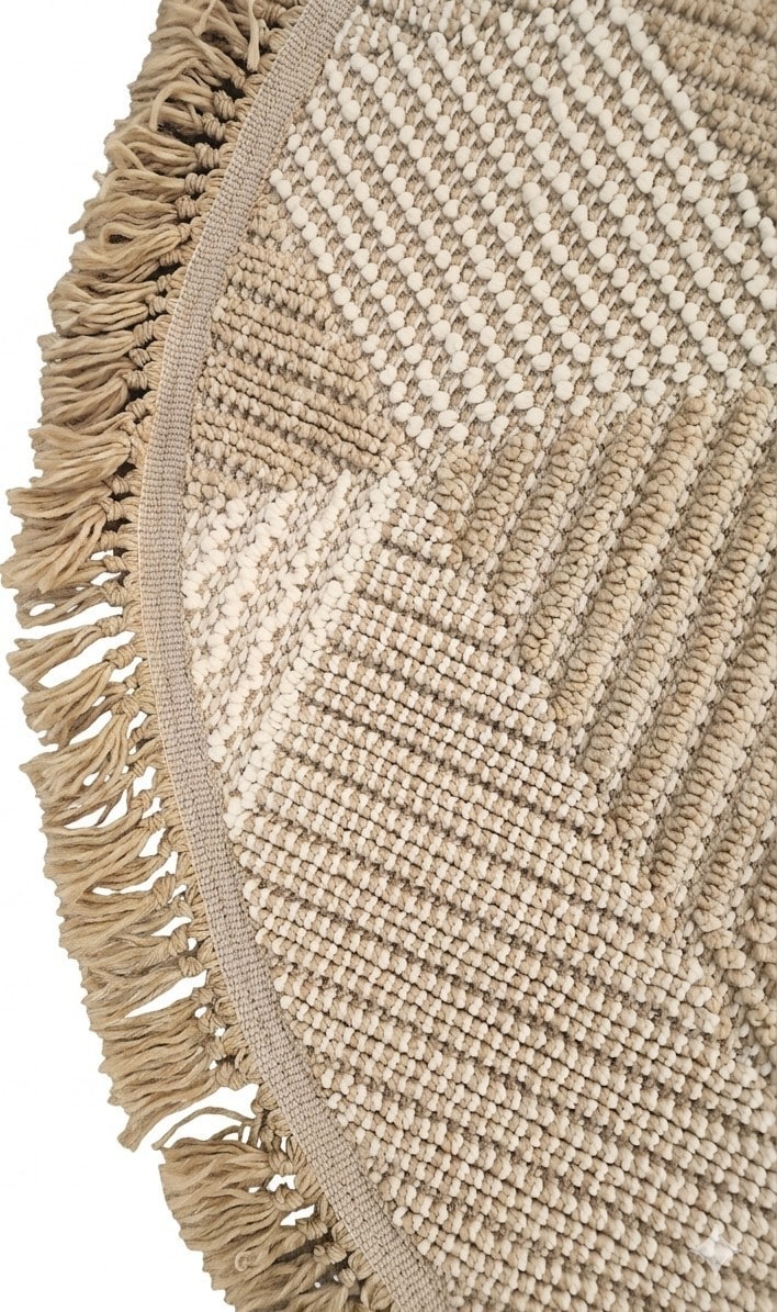 Jute Carpet 100 x 100 CM - Image 6