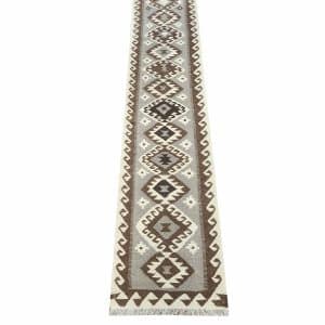 Stone Diamond – Natural Kilim Runner 380 x 82 CM