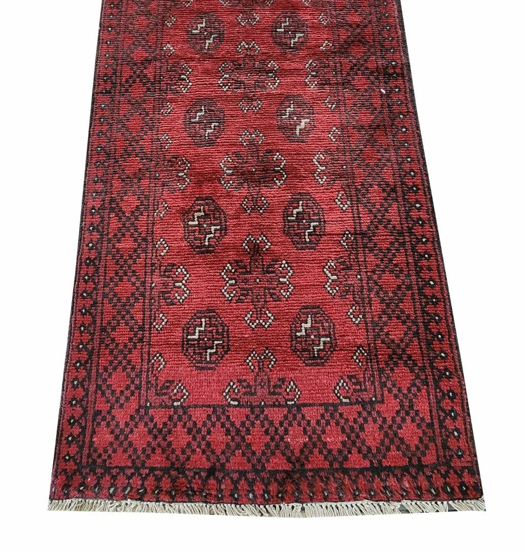 Red Persian Runner 283 x 73 CM - Image 2