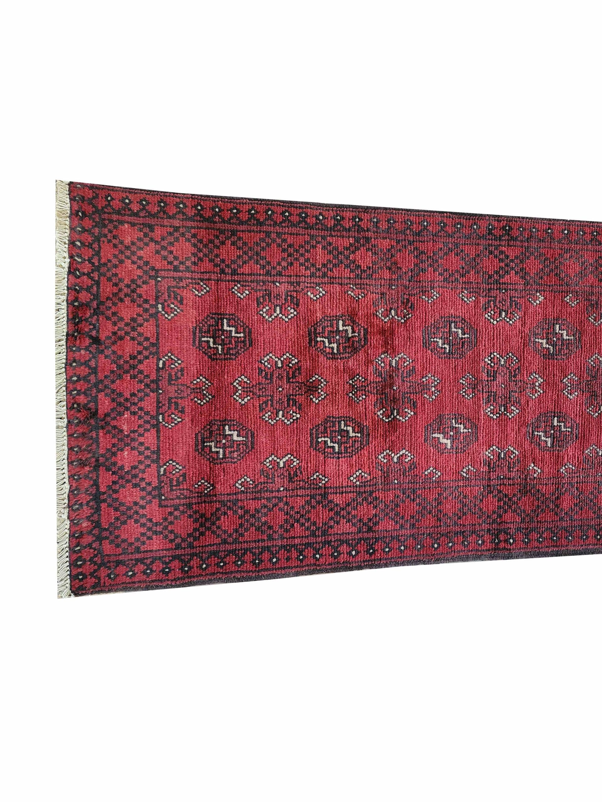 Red Persian Runner 283 x 73 CM - Image 4