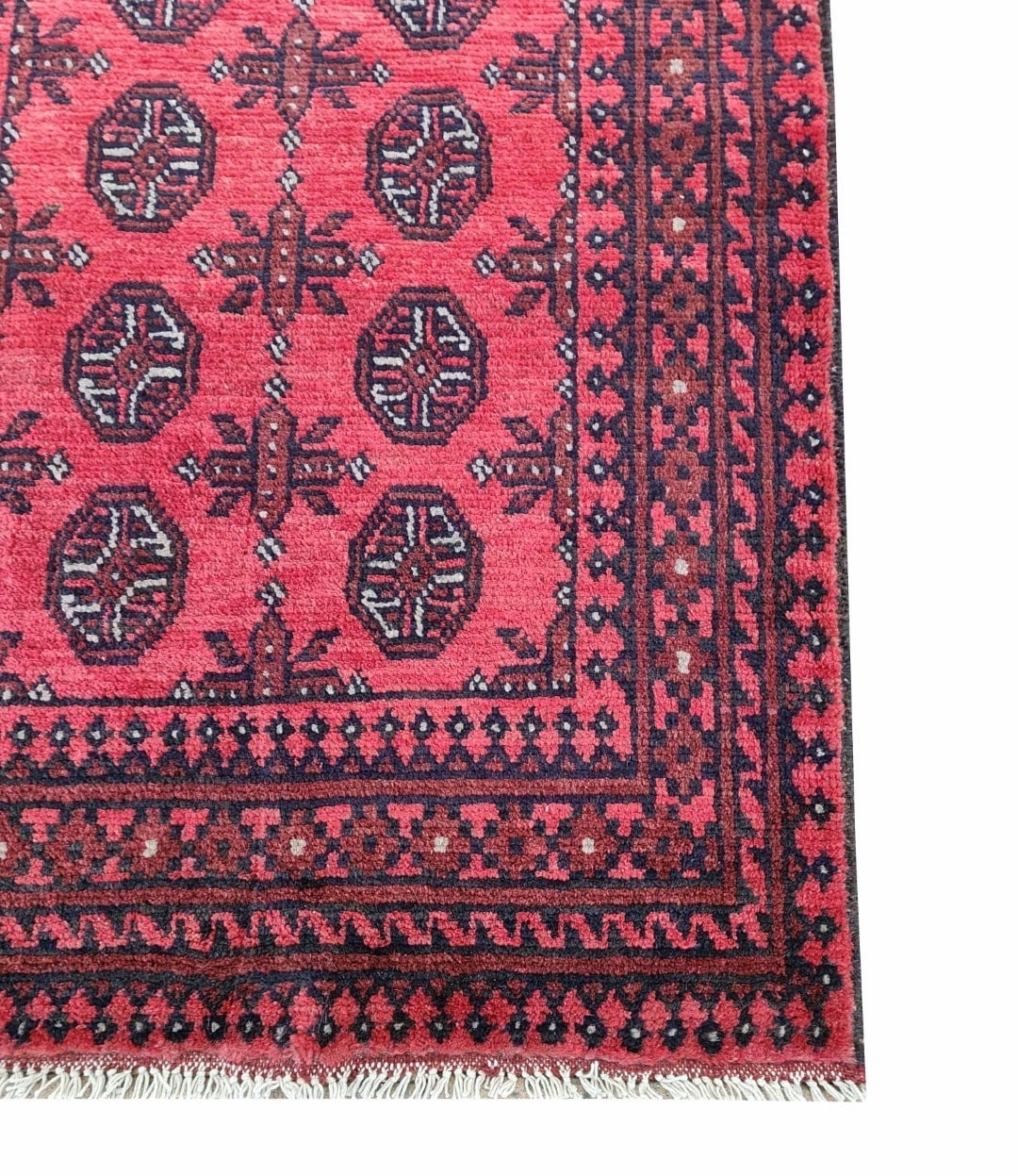 Red Afghan Runner 289 x 82 CM - Image 2