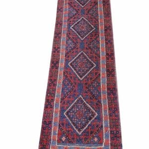 Midnight Arrow – Mushwani Kilim Runner  260 x 57 CM