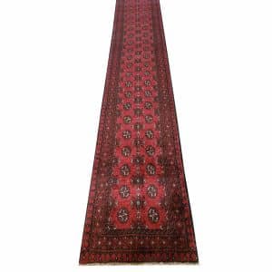 Plum Dask – Red Afghan Runner 573 x 74 CM