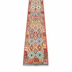 Festival Road – Chobi Kilim Runner 387 x 82 CM