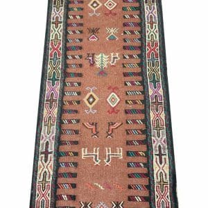 Rust Relic – Bojnoordi Kilim Runner 200 x 63 CM