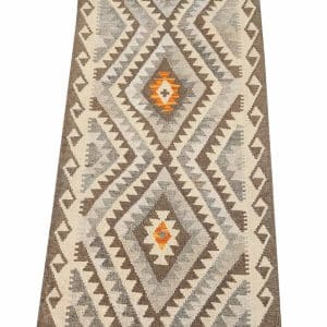Arrowhead Trail – Natural Kilim Runner 206 x 84 CM