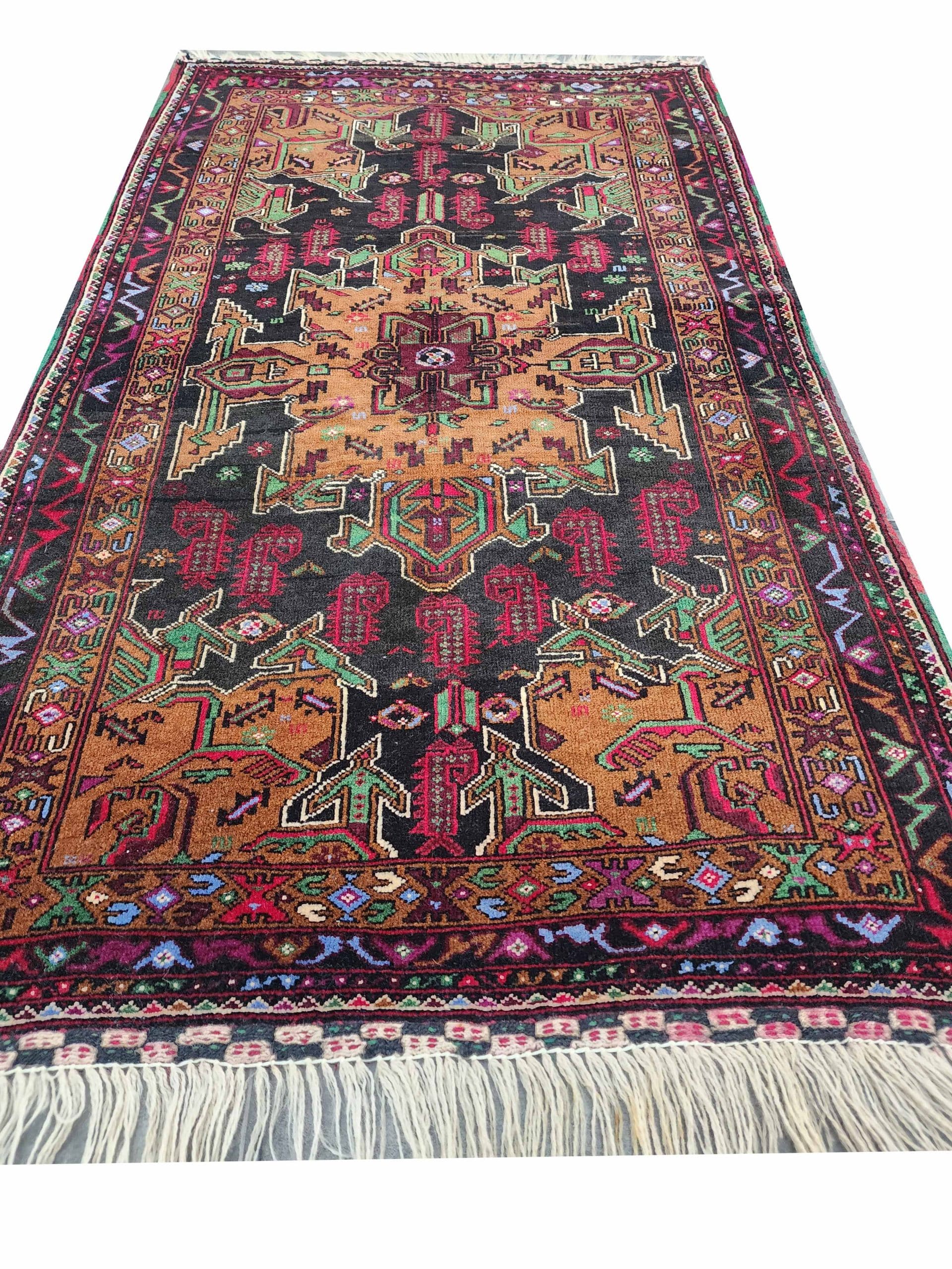Black Torch - Turkoman Carpet 140 x 81 CM - Image 2